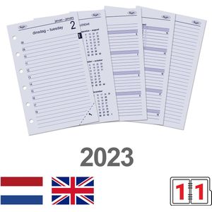 Kalpa 6231-23 Pocket Agenda Navulling 1 Dag per Pagina NL EN 2023