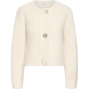 b.young - BYOMANTA - Gebreid Vest - Pasteelgeel