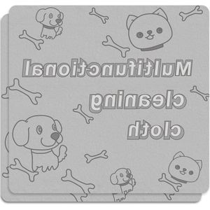 2 stuks magische reinigingsdoeken PVA Shiny Wipes - streepvrij poetsdoeken - 23 x 23 cm