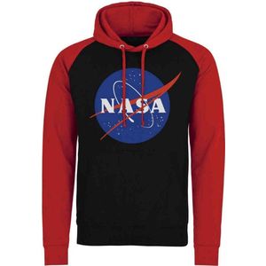NASA Hoodie/trui -S- Insignia Zwart/Rood