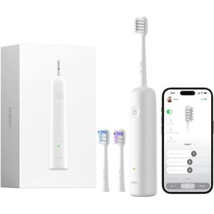 Elektrische tandenborstel met oscillatie en trillingen voor volwassenen - 3 borstelkoppen, IPX7 waterdicht, oplaadbaar en geschikt voor reizen