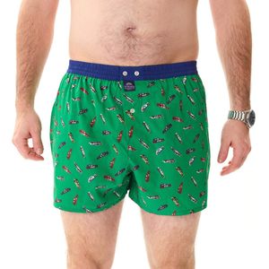 McAlson Heren Boxershort Raceauto Groen L