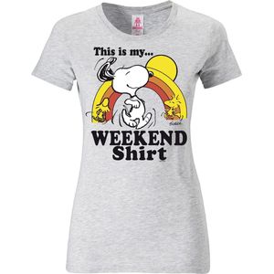 Logoshirt T-Shirt Peanuts - Snoopy & Woodstock - Weekend