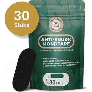 Rustige Nacht® Mondtape PRO - Anti Snurk Mond Tape - 60 Stuks - Extra Plakkend - Geen Huidirritatie - Mouth Tape - Myotape