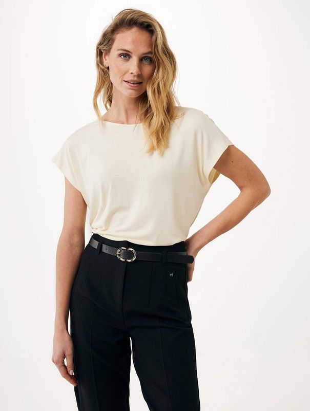 Mexx Top V-back Cream Dames - Maat S