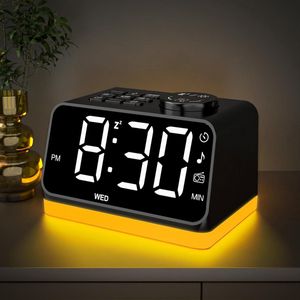 Lexium Wekkerradio Op Netstroom - Klokradio - Wekkerradio - Klokradio Met Wekker - Wekkerradio Dab - Wekker Dab Radio