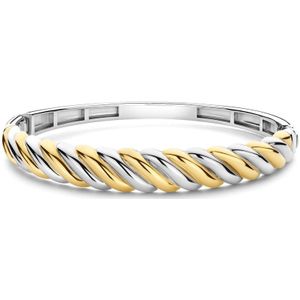 TI SENTO Dames Armband - 925 zilver - Zilver geel verguld - Maat M - 23078SY