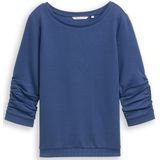 Tom Tailor Denim Fitted sweatshirt met ruches