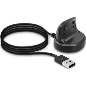 kwmobile USB-oplaadkabel geschikt voor Samsung Gear Fit2 / Gear Fit 2 Pro kabel - Laadkabel voor smartwatch - in zwart