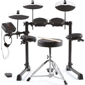ApexArte® Elektrisch Drumstel - Zwart