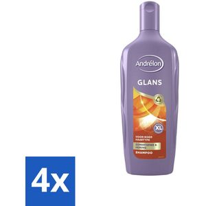 Andrélon - Glans - Shampoo - 450 ml - Voordeelverpakking - 4 stuks