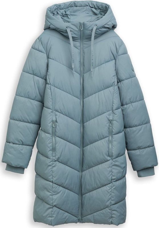 TOM TAILOR - Gewatteerde Jas - Turquoise - Wintermantel