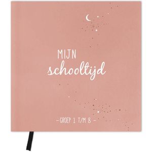 Schooltijd invulboek - schoolboek - groep 1 t/m 8 - roze