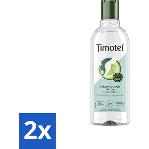 Timotei - Shampoo - Detox - Komkommerextract - 300ml - Voordeelverpakking - 2 stuks