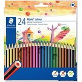 Kleurpotloden Staedtler Noris set à 24 stuks assorti