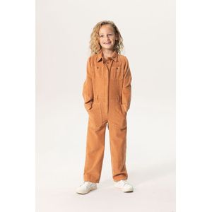 Sissy-Boy - Bruine katoenen corduroy jumpsuit