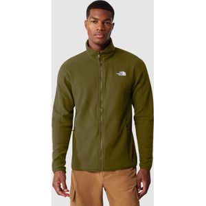 The North Face - Resolve Full-Zip Fleece voor Heren - Milieuvriendelijke outdoorjas voor Wandelen en Kamperen - Forest Olive - S