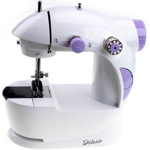 Crafts&Co Mini Naaimachine voor Beginners en Kinderen - Kindernaaimachine - Sewing Machine - Paars