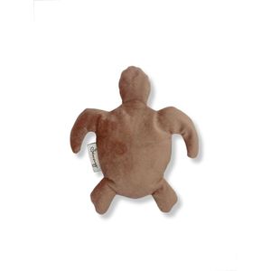 Warmteknuffel lavendel - Schildpad - Paars Velvet - Duurzaam cadeau - Lavendel tarwe vulling