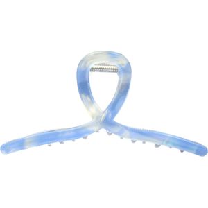 Moonie's Haarklem - Dream Clip in Sky - Blauw - Zilver - Haarklemmen - Haaraccessoires - Acetate - Metaal
