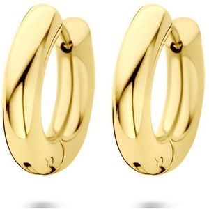 Glams klapoorringen ion plating 18 mm - 18 mm - Staal