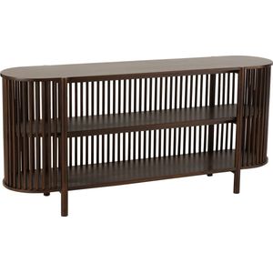 J-line - Console 2 Planken Conie Mango Hout Donker Bruinx38x75cm