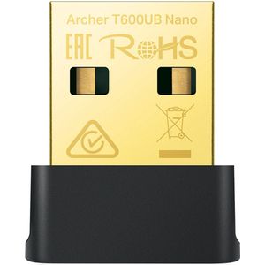 TP-Link - ARCHER T600UB NANO - Netwerkkaart - Zwart - WLAN 433 Mbit/s
