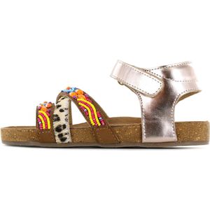 Sandalen | Meisjes | Light gold beads | Leer | Shoesme | Maat 32