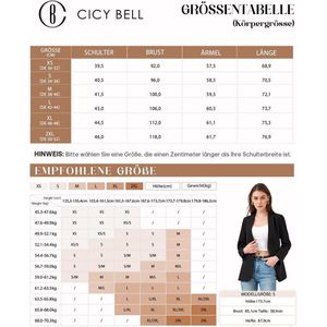 Dames Casual Blazers Open Front Lange Mouwen Werk Kantoor Bruiloft Gasten