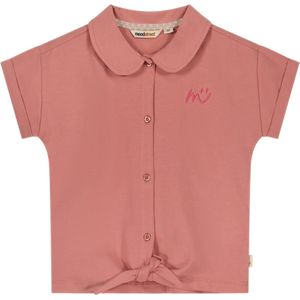 Moodstreet M402-5133 Meisjes Blouse - Dusty Rose - Maat 110-116