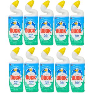 Duck Clean & Fresh Toiletgel Eucalyptus - 10 x 750ml - Toiletreinigers - Toilet Gel - Wc Reiniger - Wc Gel - Toilet Reiniger - Toilet Cleaner