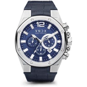 VNDX Amsterdam - Horloges voor mannen - Wise Man Blauw