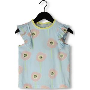Stella McCartney Ts5a92 Tops & T-shirts Meisjes - Shirt - Lichtblauw - Maat 128
