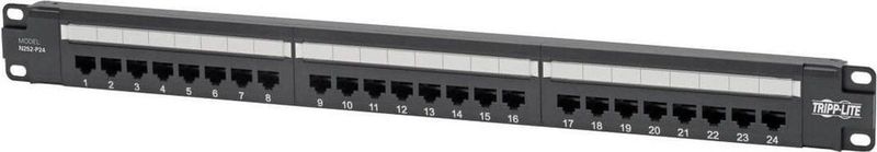 TRIPP LITE - Patchpaneel - 24 Poorten - Cat6 - PoE+ - 1U Rack-montage