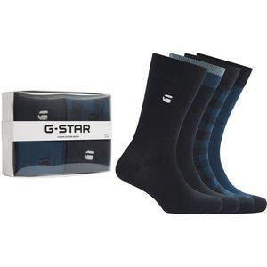 G-Star heren giftbox 4P sokken combi blauw