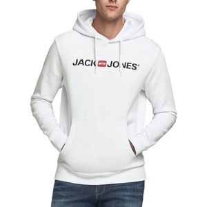 Heren Capuchon Sweatshirt met Logo - Praktische Basic Trui voor Elke Dag