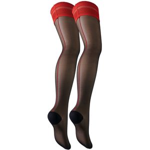 Jessy 20 Denier Transparante Stay-Up Kousen - Fashion Wear - Vrouwen