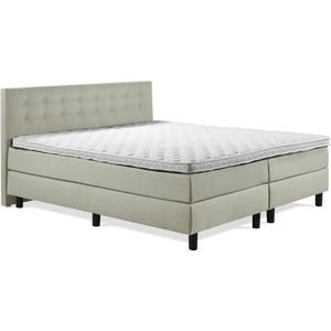 Boxspring Luxe 200x220 Knopen Groen