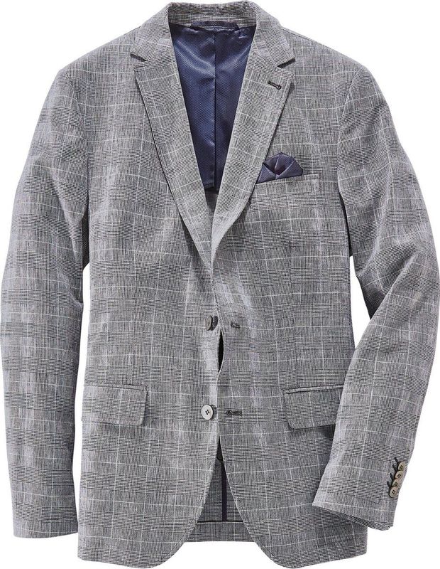 Colbert ZANZITE donkerblauw geruit