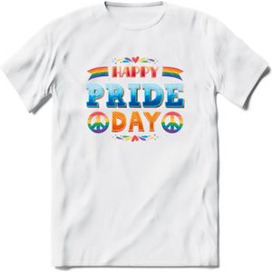 Pride Day | Pride T-Shirt | Grappig LHBTIQ+ / LGBTQ / Gay / Homo / Lesbi Cadeau Shirt | Dames - Heren - Unisex | Tshirt Kleding Kado | - Wit - S