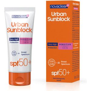 Novaclear Urban Sunblock Sensitive Skin SPF 50+ 40ml.