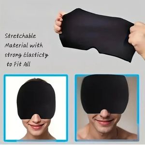 Migraine cool Migraine Relief Cap - Cold Hot Therapie -Gel Ice Hot Head Wrap voor Chronische Migraine Spanningshoofdpijn