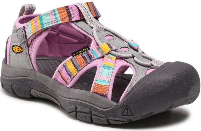 KEEN Venice H2 Watersandalen met gesloten teen voor kinderen, uniseks, Lilac Raya, 19 EU