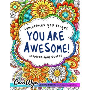 You Are Awesome! Coloring Book - Coco Wyo - Kleurboek voor volwassenen