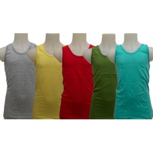 Embrator Jongens Hemdjes 5-stuks mix maat 128/134