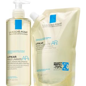 La Roche-Posay - Lipikar Reinigingsolie AP+ - 400ml - Voor Droge Huid met Neiging tot Atopisch Eczeem
