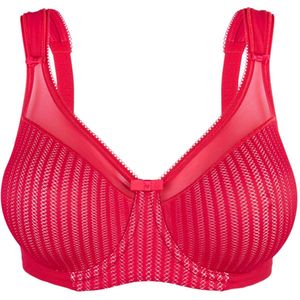 Berlei - Beauty Stripe - Minimizer-beha - Rood - 75C