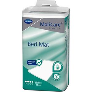 Hartmann Molicare Premium Bed Mat 5 gouttes 60 x 40 cm - 1 paquet de 30 protections