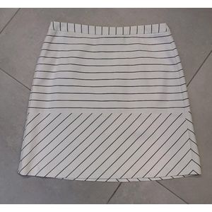 Witte gestreepte rok van Esprit - maat 38