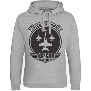 Top Gun Maverick Fighter Town Epic Hoodie Heather-Grey-XL